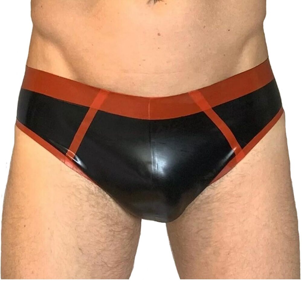 1349 Fashion Latex Briefs , Natural Rubber Shorts Underwear, Man Panties